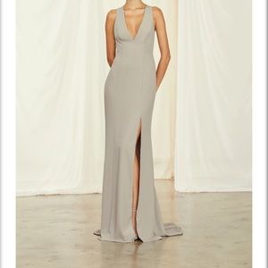 Amsale Annalise Hunter Green Gown size 4